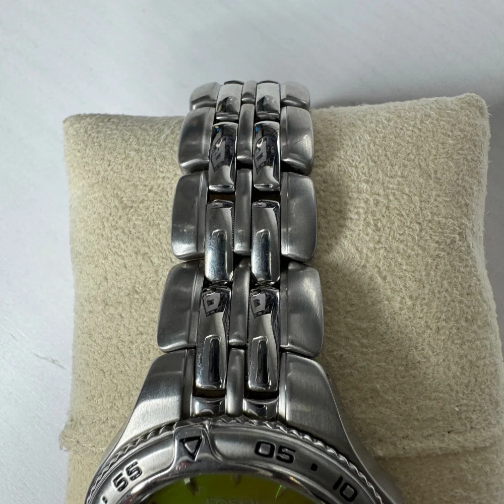 Fossil Men's Stainless Steel Watch with Red Dial